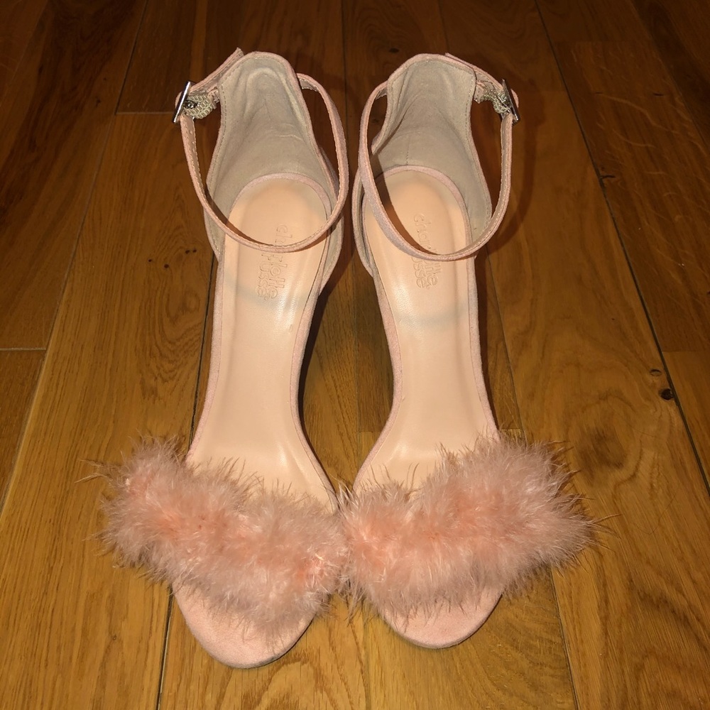 Charlotte Russe Feather Heels